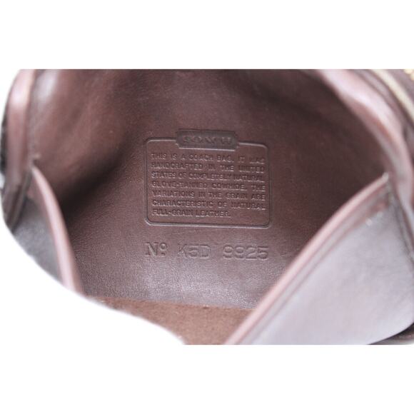 B0 Excellent Vintage COACH Carnival Bag 9925 Mahogany Brown USA 1990s Crossbody - Picture 6 of 6